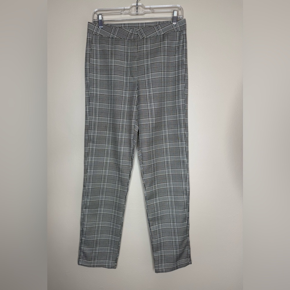 Fore Houndstooth Plaid Flat Front Trousers Size Medium